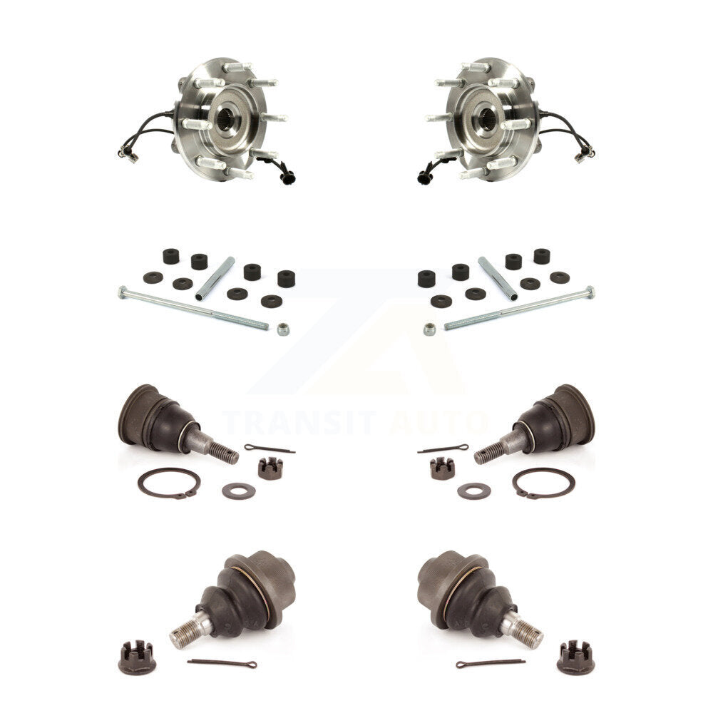 Kit de rotule et de liaison supérieure et inférieure, roulement avant, pour GMC Chevrolet Sierra 2500 H