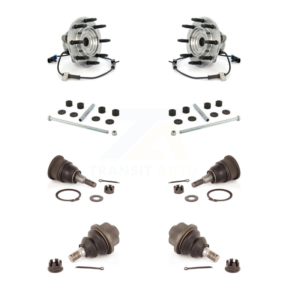 Kit de rotule et de liaison supérieure et inférieure, roulement avant, pour GMC Chevrolet Sierra 2500 H