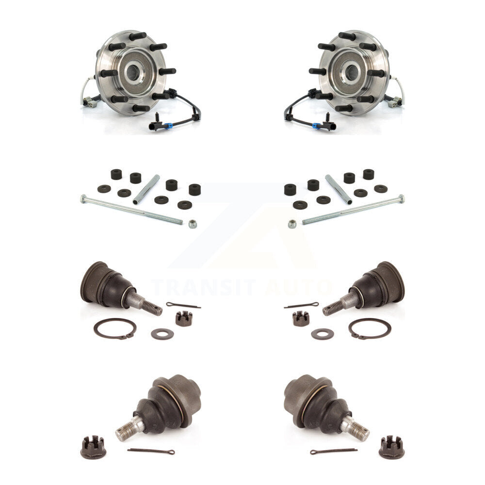 Kit de liaison de rotule supérieure et inférieure, roulement avant, pour Chevrolet GMC Sierra 3500 4WD