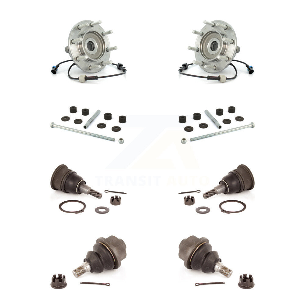 Kit de liaison de rotule supérieure et inférieure, roulement avant, pour Chevrolet GMC Sierra 3500 RWD