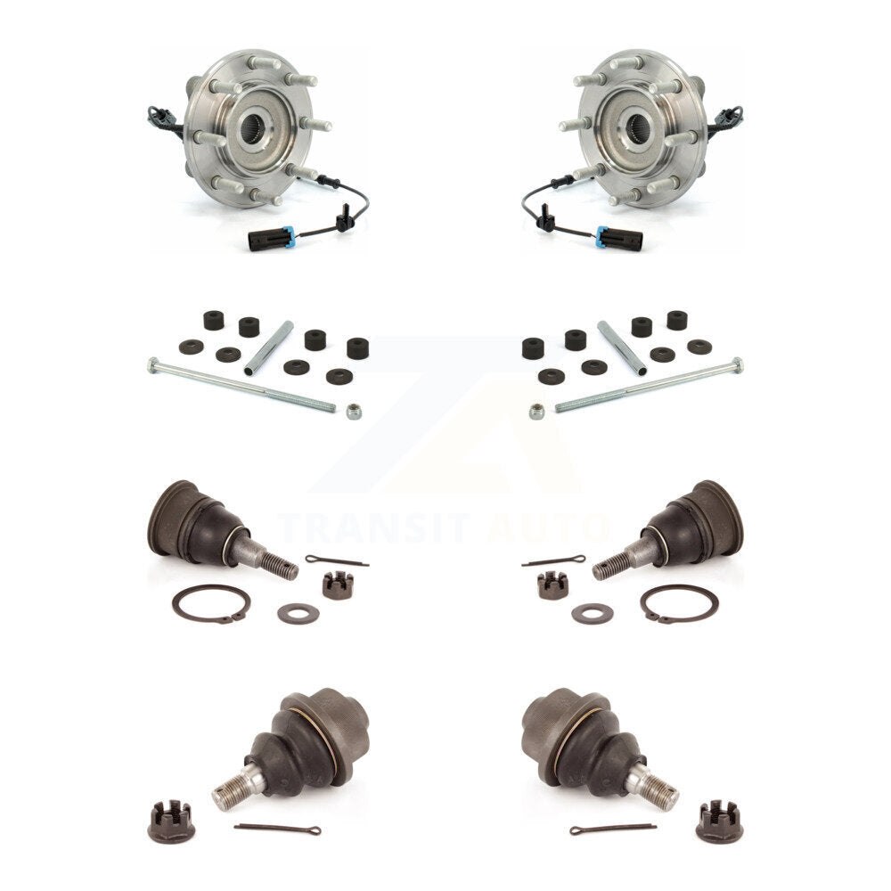 Kit de rotule et de liaison supérieure et inférieure, roulement avant, pour GMC Sierra 3500 HD Chevrole