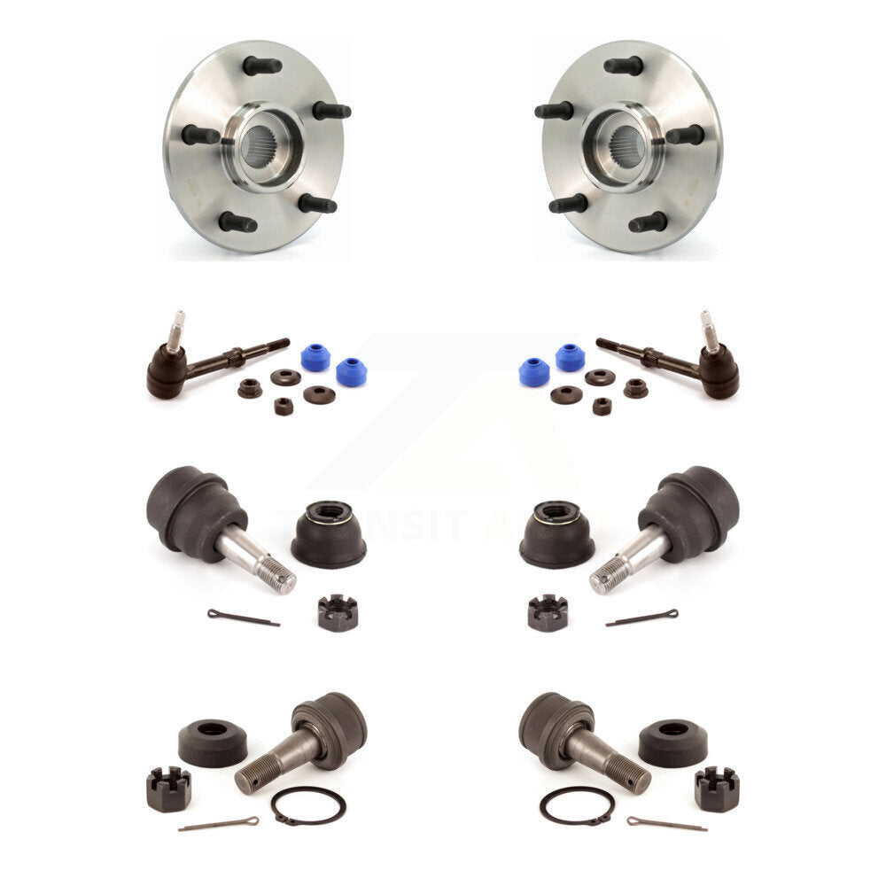 Kit de rotule supérieure et inférieure de roulement de moyeu avant et de liaison de barre stabilisatrice pour Dodge Ram 1500