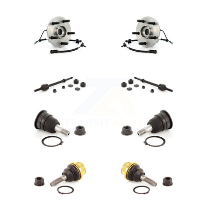 Kit de rotule supérieure et inférieure de roulement de moyeu avant et de liaison de barre stabilisatrice pour Dodge Ram 1500