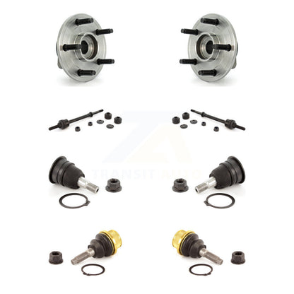 Kit de rotule supérieure et inférieure de roulement de moyeu avant et de liaison de barre stabilisatrice pour Dodge Ram 1500