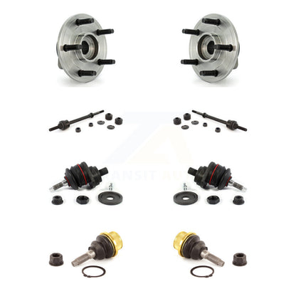 Kit de rotule supérieure et inférieure de roulement de moyeu avant et de liaison de barre stabilisatrice pour Dodge Ram 1500