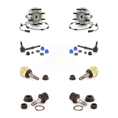 Kit de rotule supérieure et inférieure de roulement de moyeu avant et de liaison de barre stabilisatrice pour Dodge Ram 3500