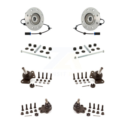 Kit de liaison de rotule supérieure et inférieure, roulement de moyeu avant, pour K3500 Chevrolet GMC K2500