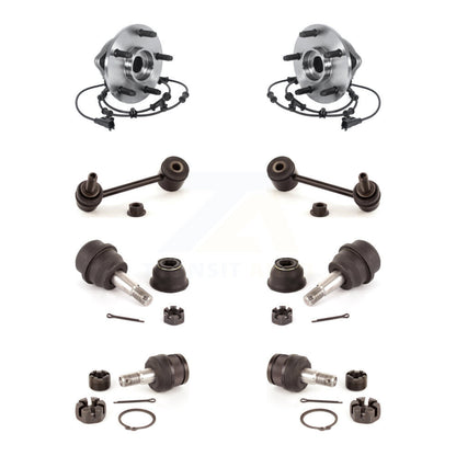 Kit de liaison de barre stabilisatrice, roulement de moyeu avant, joint à rotule supérieur et inférieur, pour Jeep Wrangler JK