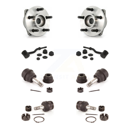 Kit de roulement de moyeu avant, joint à rotule inférieur supérieur et barre stabilisatrice pour Jeep Cheroke