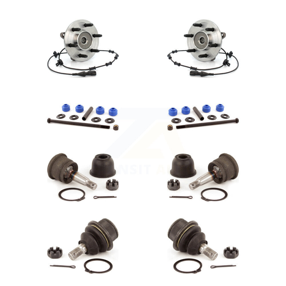 Kit de joint à rotule et de liaison supérieur et inférieur, roulement de moyeu avant, pour Ford Expedition Lincoln