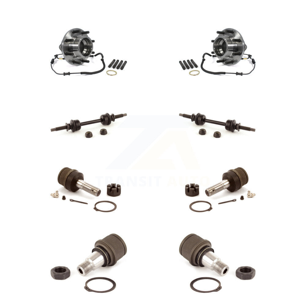 Kit de liaison de rotule supérieure et inférieure de roulement de moyeu avant, pour Ford F-350 Super Duty 4WD