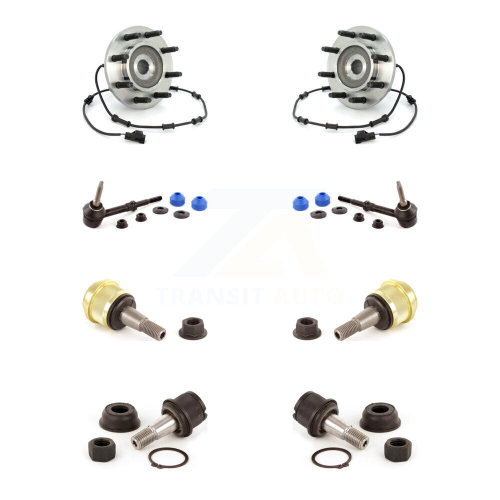 Kit de joint à rotule et de liaison supérieur et inférieur, roulement de moyeu avant, pour Dodge Ram 3500 2500 4WD