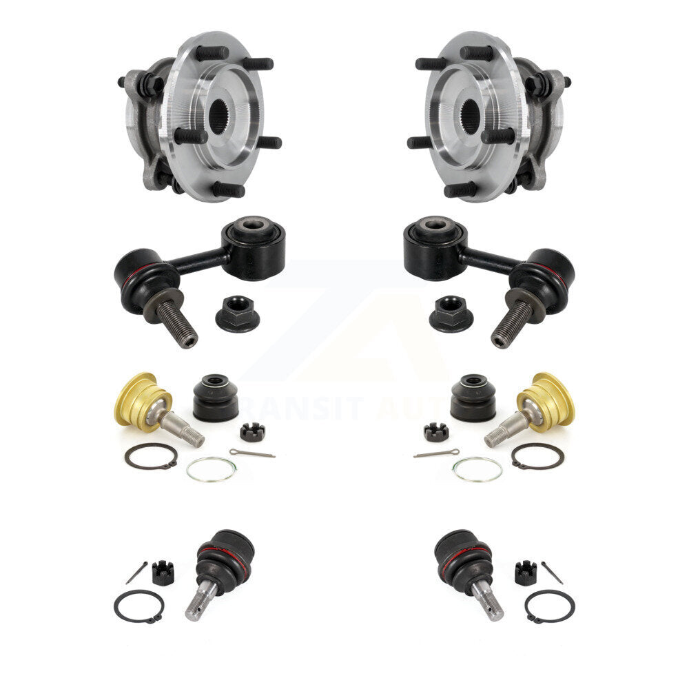 Kit de rotule et de liaison supérieure et inférieure de roulement avant (8 pièces) pour Toyota Tundra Sequoia