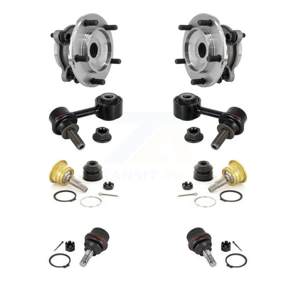 Kit de rotule et de liaison supérieure et inférieure de roulement avant (8 pièces) pour Toyota Tundra Sequoia