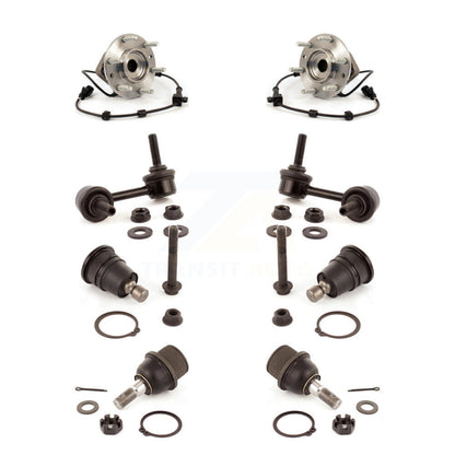 Kit de rotule et de liaison supérieure et inférieure de roulement avant (8 pièces) pour GMC Chevrolet Envoy X