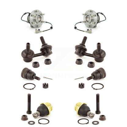 Kit de rotule et de liaison supérieure et inférieure de roulement avant (8 pièces) pour Nissan Frontier Xterr