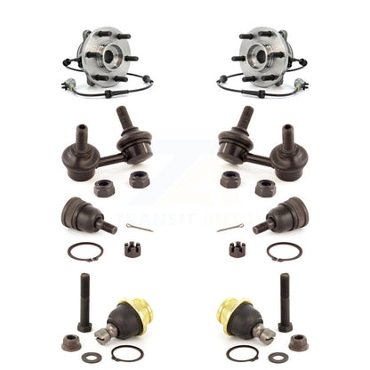 Kit de rotule et de liaison supérieure et inférieure de roulement avant (8 pièces) pour Nissan Frontier Xterr