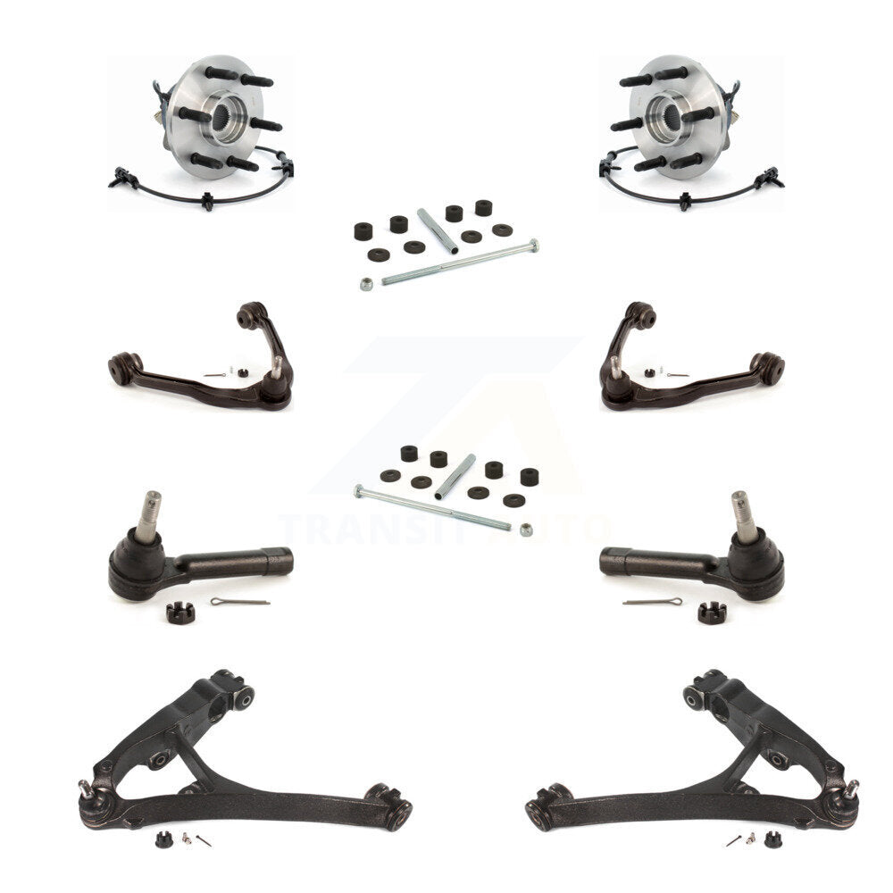 Kit de liaison de biellette de direction extérieure, bras de commande supérieur inférieur et roulement avant (10 pièces) pour GMC 150
