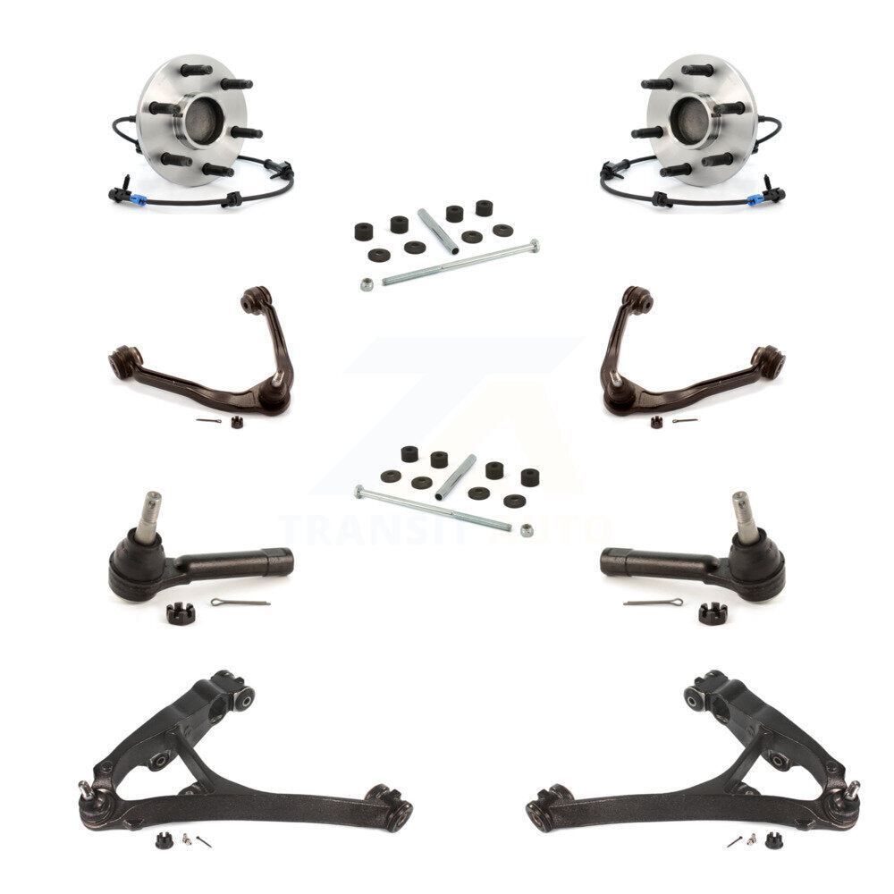 Kit de liaison de biellette de direction extérieure, bras de commande supérieur inférieur et roulement avant (10 pièces) pour GMC 150