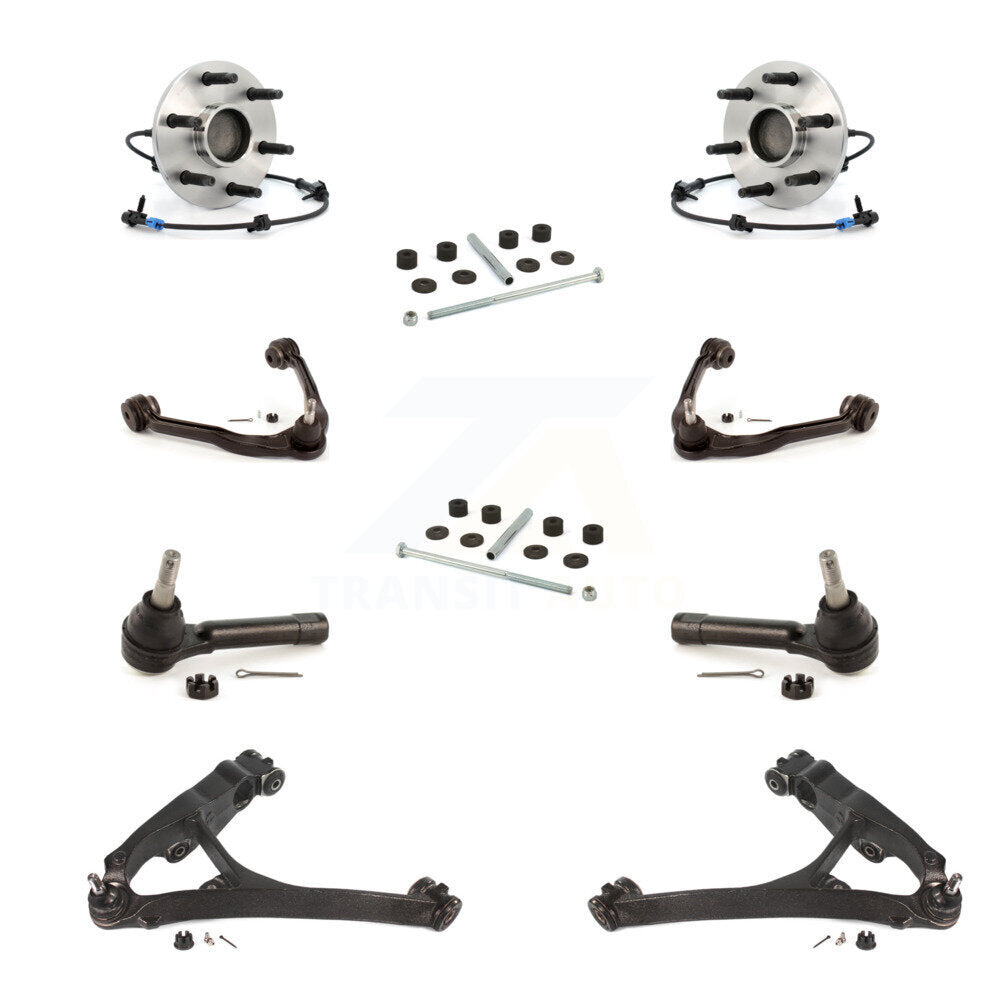 Kit de liaison de biellette de direction extérieure, bras de commande supérieur inférieur et roulement avant (10 pièces) pour GMC 150