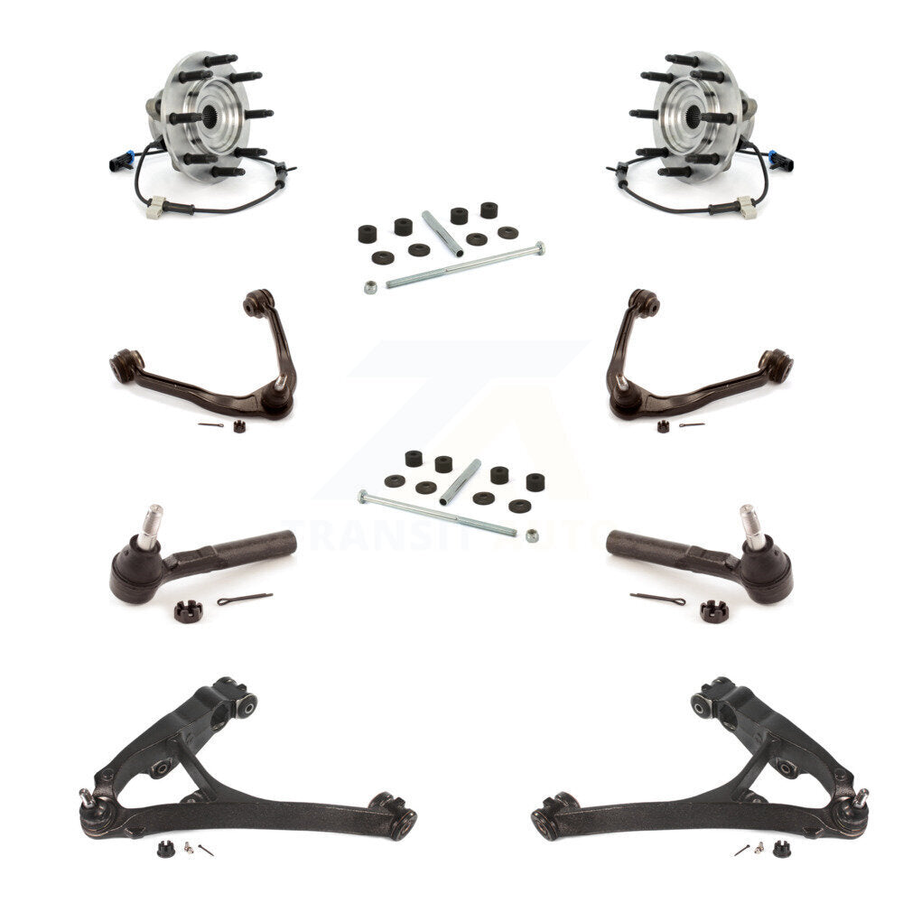 Kit de liaison de biellette de direction extérieure, bras de commande supérieur inférieur et roulement avant (10 pièces) pour 1500 GM