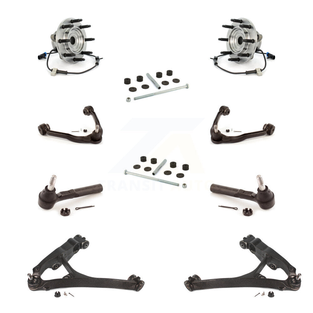 Kit de liaison de biellette de direction extérieure, bras de commande supérieur inférieur et roulement avant (10 pièces) pour 1500 GM