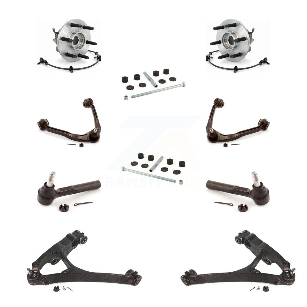Kit de liaison de biellette de direction extérieure, bras de commande supérieur inférieur et roulement avant (10 pièces) pour 1500 GM