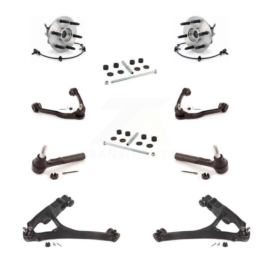 Kit de liaison de biellette de direction extérieure, bras de commande supérieur inférieur et roulement avant (10 pièces) pour 1500 GM