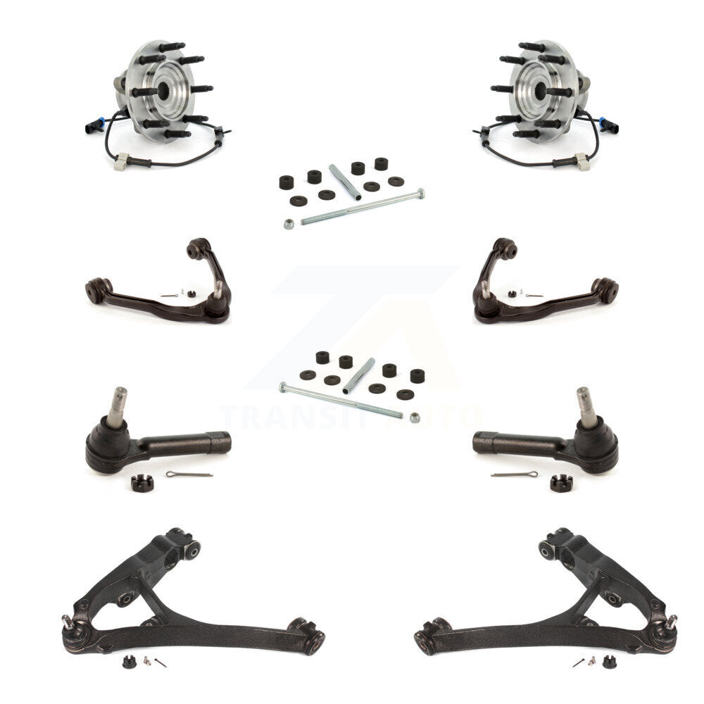 Kit de liaison de biellette de direction extérieure, bras de commande supérieur inférieur et roulement avant (10 pièces) pour 1500 GM