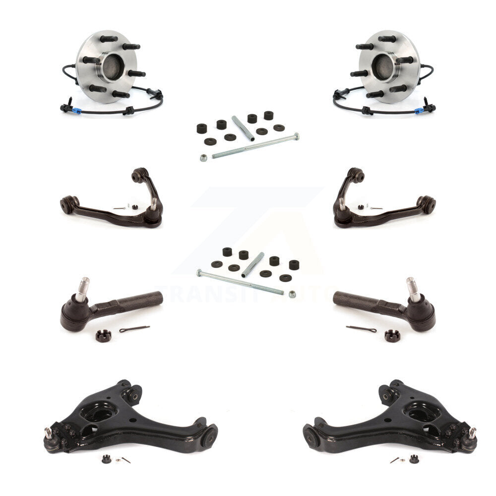 Kit de liaison de biellette de direction extérieure, bras de commande supérieur inférieur et roulement avant (10 pièces) pour 1500 GM