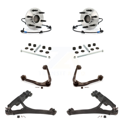 Kit de liaison de bras de commande inférieur et supérieur, roulement avant (8 pièces) pour Chevrolet GMC Sierra X