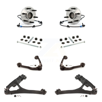 Kit de liaison de bras de commande inférieur et supérieur, roulement avant (8 pièces) pour Chevrolet GMC Sierra X