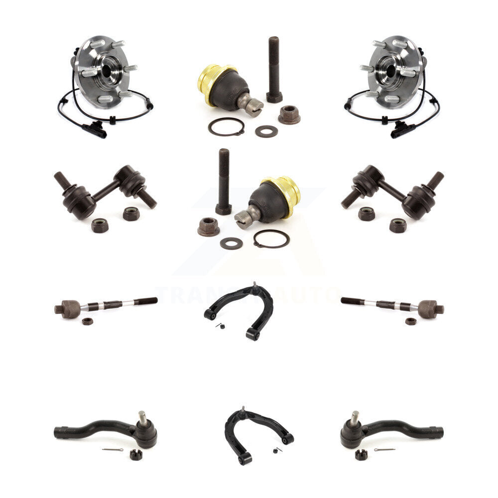 Kit de biellette de direction et de liaison intérieure extérieure de rotule inférieure de bras supérieur avant (12 pièces) pour QX80