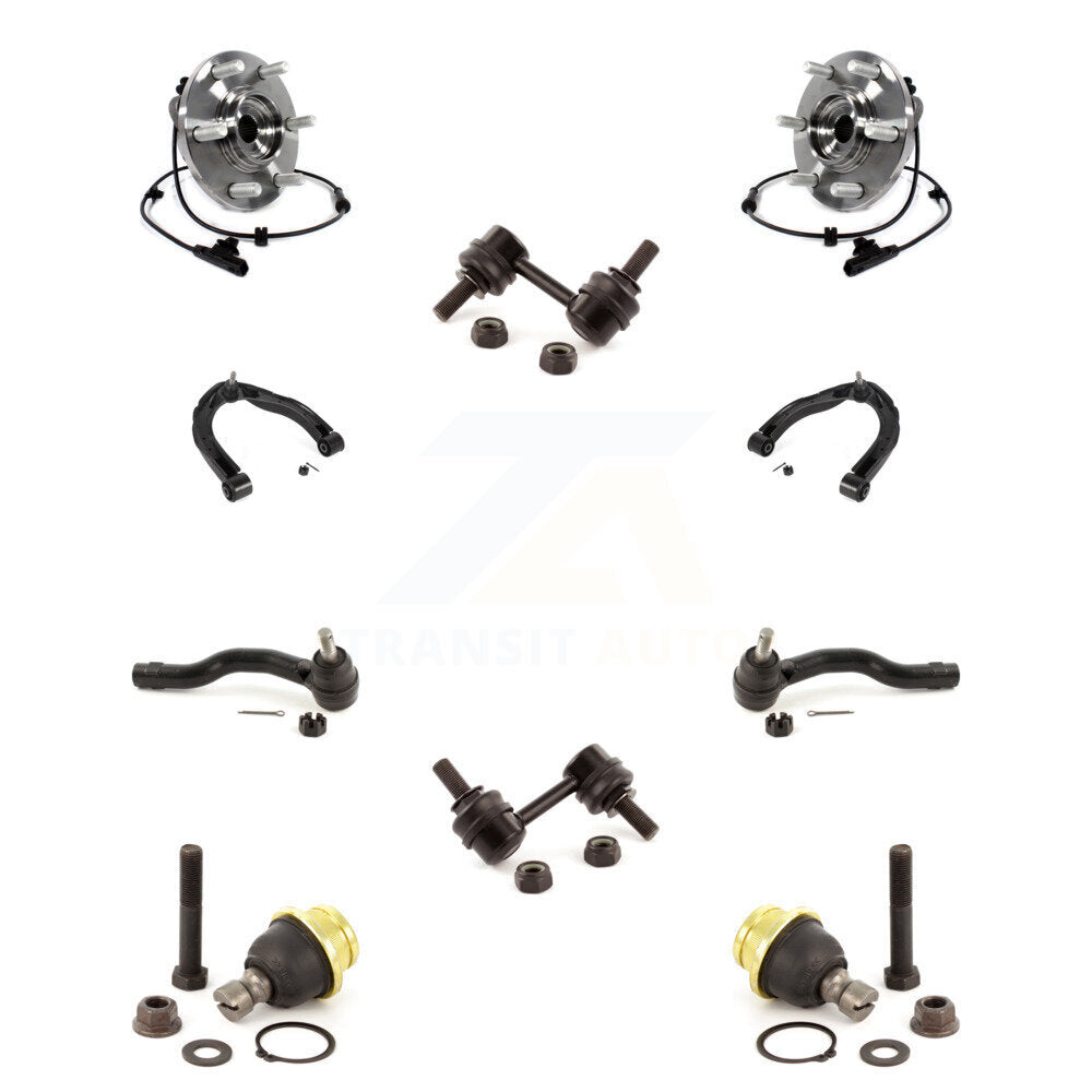 Kit de liaison de biellette de direction extérieure, bras supérieur de roulement avant, rotule inférieure (10 pièces) pour QX80
