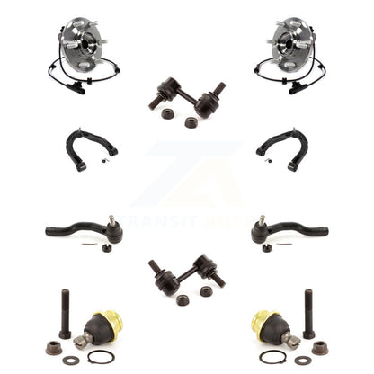 Kit de liaison de biellette de direction extérieure, bras supérieur de roulement avant, rotule inférieure (10 pièces) pour QX80
