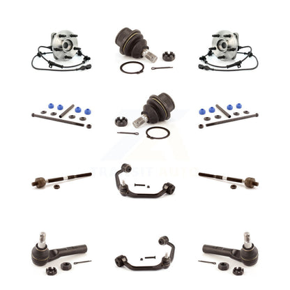 Kit de biellette de direction et de liaison intérieure extérieure de rotule inférieure de bras supérieur avant (12 pièces) pour Ford