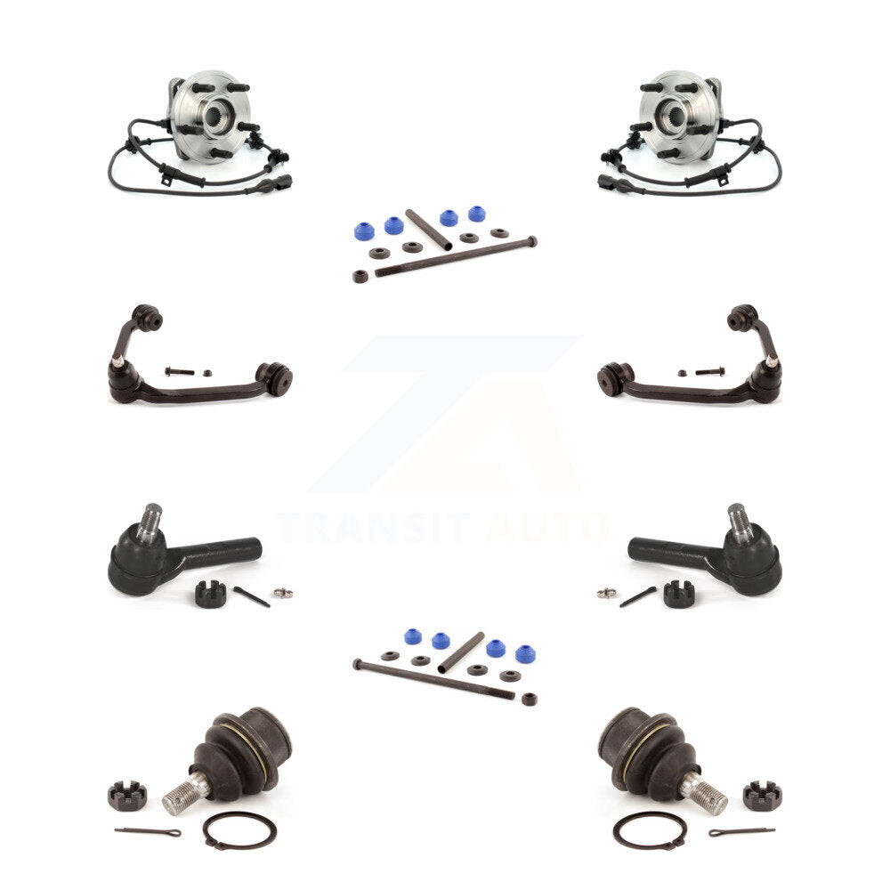 Kit de liaison de biellette de direction extérieure, roulement avant, bras de commande supérieur, rotule inférieure, pour