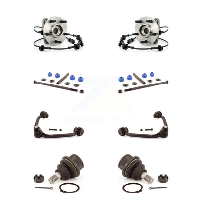 Kit de bras supérieur et de liaison de rotule inférieure de roulement avant (8 pièces) pour Ford Ranger Mazda