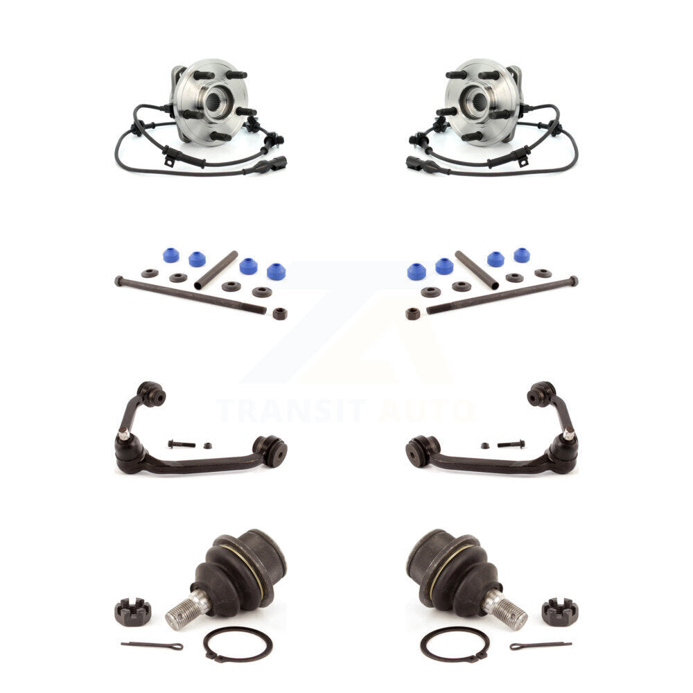 Kit de liaison de bras de commande supérieur, roulement avant, rotule inférieure, bras de commande supérieur (8 pièces) pour Ford Ranger