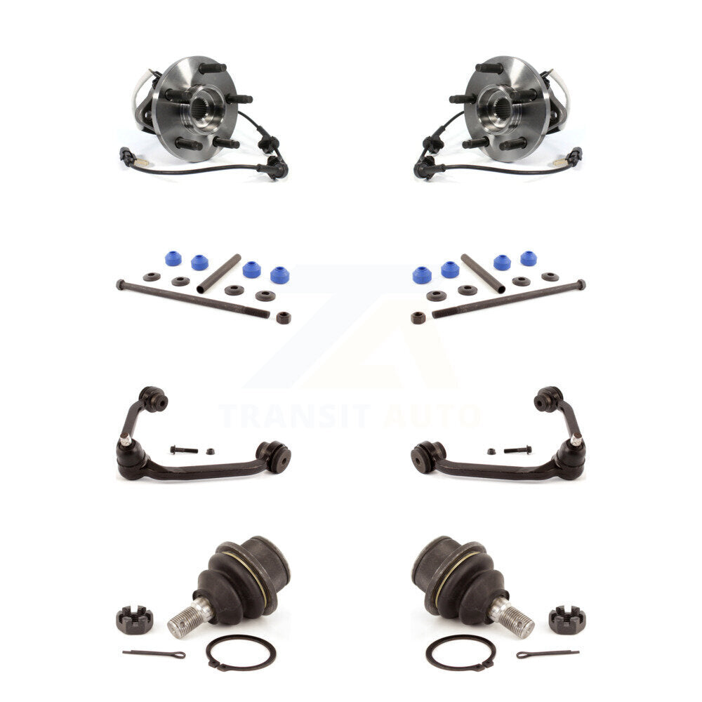 Kit de liaison de bras de commande supérieur, roulement avant, rotule inférieure, bras de commande supérieur (8 pièces) pour Ford Ranger