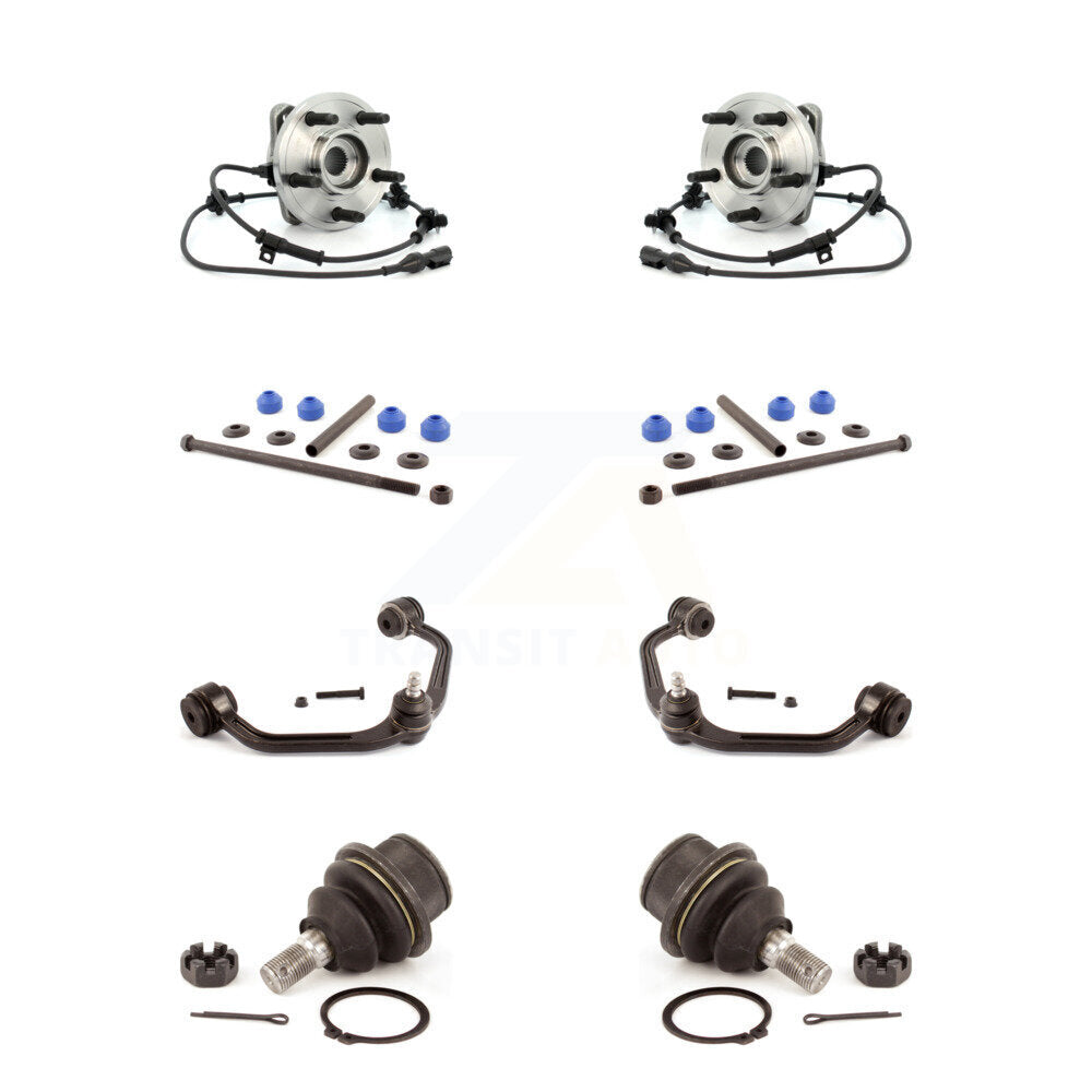 Kit de liaison de bras de commande supérieur, roulement avant, rotule inférieure, bras de commande supérieur (8 pièces) pour Ford Ranger