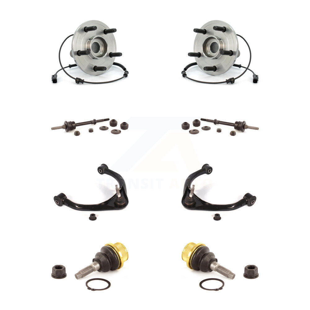 Kit de bras de commande et de liaison supérieur, roulement avant, rotule inférieure, bras de commande supérieur (8 pièces) pour Dodge Ram