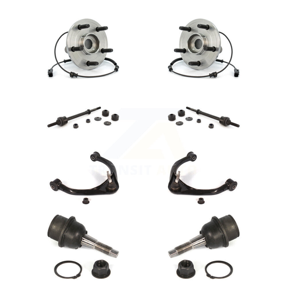 Kit de bras de commande et de liaison supérieur, roulement avant, rotule inférieure, bras de commande supérieur (8 pièces) pour Dodge Ram