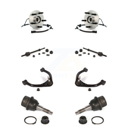 Kit de bras supérieur et de liaison de rotule inférieure de roulement de moyeu avant (8 pièces) pour Dodge Ram 150