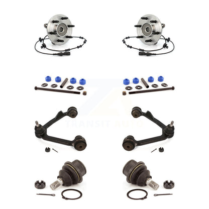 Kit de liaison de bras supérieur de joint à rotule inférieur de roulement de moyeu avant (8 pièces) pour Ford Expedition