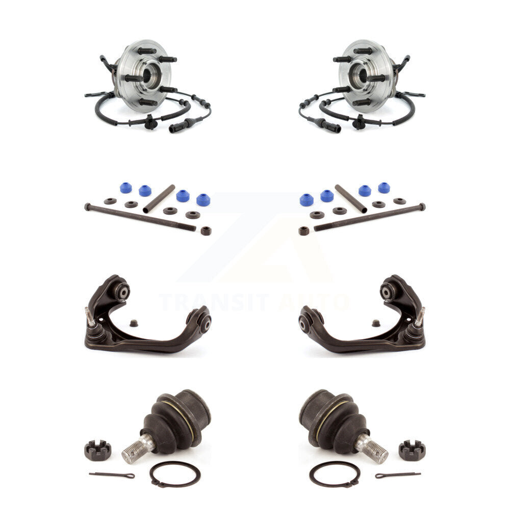 Kit de bras de commande et de liaison supérieur, roulement avant, rotule inférieure, bras de commande supérieur (8 pièces) pour Ford Spor