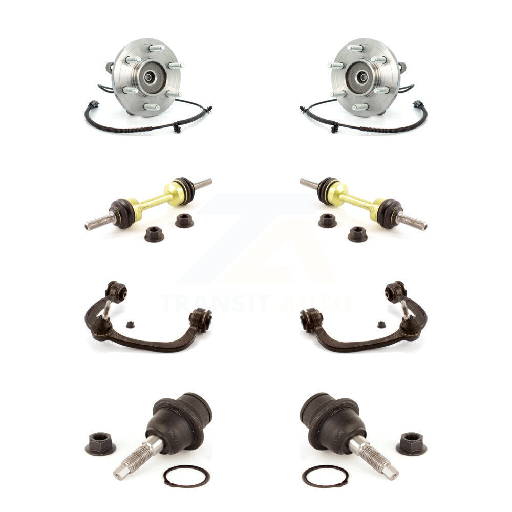 Kit de liaison de bras de commande supérieur, roulement avant, rotule inférieure, bras de commande supérieur (8 pièces) pour Ford Lincol