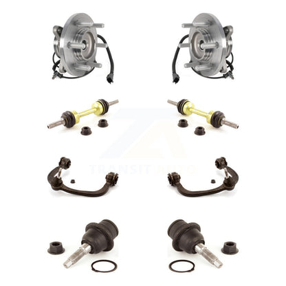 Kit de liaison de bras de commande supérieur, roulement avant, rotule inférieure, bras de commande supérieur (8 pièces) pour Ford Lincol