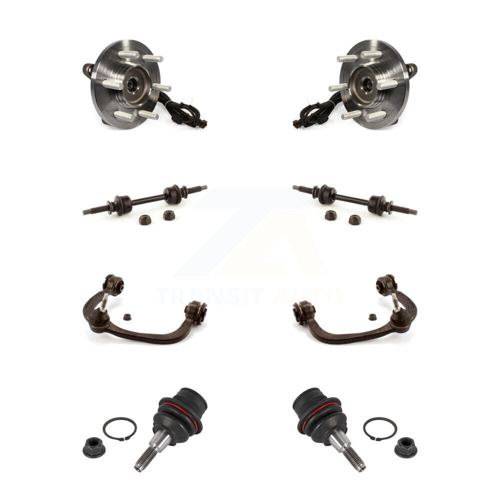 Kit de bras de commande et de liaison supérieur, roulement avant, rotule inférieure, bras de commande supérieur (8 pièces) pour Ford F-15