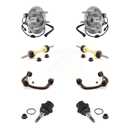 Kit de liaison de bras de commande supérieur, roulement avant, rotule inférieure, bras de commande supérieur (8 pièces) pour Ford Lincol